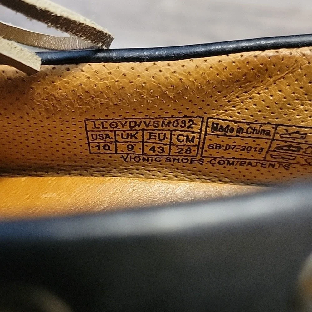 Vionic Loafer Boat Shoes Mens Size 10 Blue Lace Up‎ Shoes